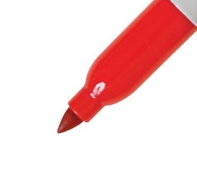 Marlin Dense Liners Permanent Markers Red 1's - SM192