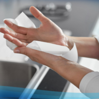 SCOTT Essential Rolled Hand Towel White – 6691