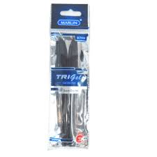 Marlin Aqua Glide Gel Ink Pens 2's Black 0.7mm - SM180