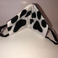 Kids reversible 3 ply mask-camouflage/ paw print design