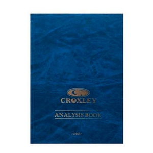 CROXLEY Analysis Book series 6 A4-144pg-6 Column on 1 pg