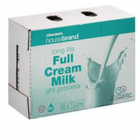 Checkers Housebrand Milk UHT F/C Housebrand 6x1L Pack – 209531