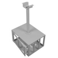 Data Projector Ceiling Mounting Bracket (Lockable Security Cage – 450x220x340mm) – OP0301