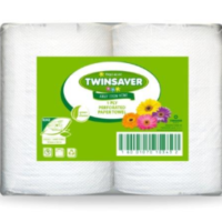 TWINSAVER 1PLY CENTREFEED TOWEL 4 rolls – 0343