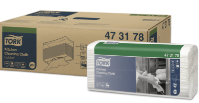 Tork Kitchen Cleaning Cloth, White, 75gsm - 473178