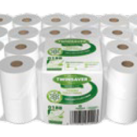 TWINSAVER EMBOSSED 2 PLY TOILET PAPER 48’s RF_0188