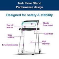 Tork Floor Stand (Only), White/Turquiose – 652000