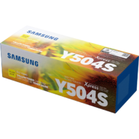 SAMSUNG CLT-Y504S YELLOW TONER CARTRIDGE FOR CLP415/CLX4195 SERIES/C1810W/C1816FW (PAGE YIELD 1800) – SU504A
