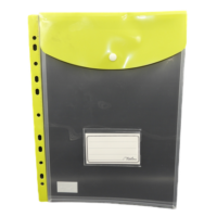 Treeline A4 Filing Carry Folder with Stud Yellow Packet of 5 – 20-3539-07