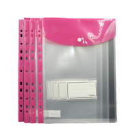 Treeline A4 Filing Carry Folder with Stud Hot Pink Each – 20-3539-38