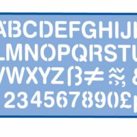 HELIX 30mm Lettering Stencil Wallet – H93200
