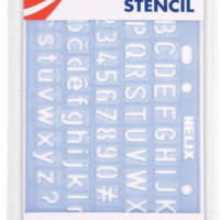 HELIX 10mm Lettering Stencil Wallet – H91100