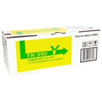 KYOCERA TK590 YELLOW TONER KIT FOR FS C5250DN ( 5000 PAGE YIELD ) – TK590Y