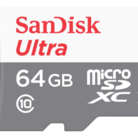 SANDISK ULTRA ANDROID MICROSDXC 64GB 80MB/S CLASS 10 – SDSQUNS064GGN3MN