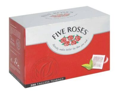 Five Roses Tagless Teabags 200's