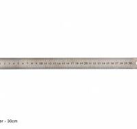 R-S3007-DALA STAINLESS STEEL RULER 30CM 0.7MM THICK