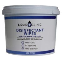 LIQUID CLINIC DISINFECTANT WIPES BUCKET OF 500 – LCDW500
