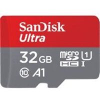 SANDISK ULTRA MICROSDHC 32GB U1 C10 A1 UHS-1 120MB/S R 4X6 10Y – SDSQUA4032GGN6MN