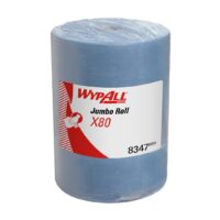 WYPALL® X80 Cloths Large Roll. Steel Blue – 8347