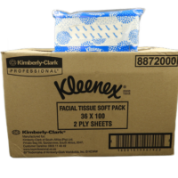 Kleeenex Facial tissues 2ply 100s soft pack – 8872000
