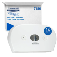 Kimberly-Clark Professional Toilet Tissue Twin Centrefeed Dispenser – 7186