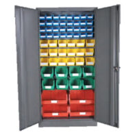 STATIONERY CUPBOARD 6×3 WITH 62 MIXED LIN BINS 1800/900/450_STALIN