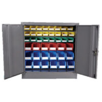 STATIONERY CUPBOARD 3×3 WITH 42 MIXED LIN BINS 900/900/450_HSTALIN