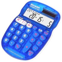 Sharp EL-S25 Blue Mental Maths Calculator_EL-S25BBL