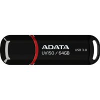 ADATA UV150 USB 3.2 64GB SNAP CAP BLACK – AUV150-64G-RBK