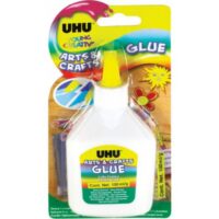 UHU Arts & Crafts Glue Bottle:  100ml Card 1’S