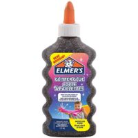 ELMERS Glitter Glue 177ml Black Perfect for SLIME