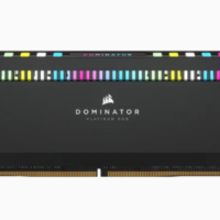 Corsair DOMINATOR® PLATINUM RGB 32GB (2 x 16GB) DDR5 DRAM 5200MHz C40 Memory Kit; 40-40-40-77; 1.25V; Black. – CMT32GX5M2B5200C40