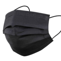 Face Mask Black (3 Ply) – Box of 50 – DMAJ001