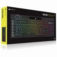 CORSAIR K100 RGB Optical-Mechanical Wired CORSAIR OPX Switch Keyboard with RGB Backlighting – Black. – CH-912A01A-NA