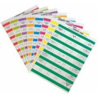 TIDY FILES LASER LABELS – (Assorted 10 colours) – 013099