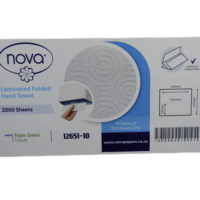 Nova 2ply Laminated Folded Hand Towels – 12651-10