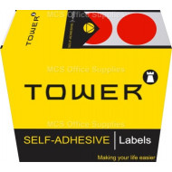 Tower Colour Code Labels – Rolls – C10 Flu Red