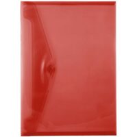 BUTTERFLY CARRY FOLDERS A4 160 MICRON RED – BOP001R