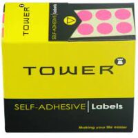 Tower Colour Code Labels – Rolls – C10 Flu Pink