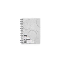 Meeco A6 Notebook With Creative Swirl Pattern White – NBO-A6-W1