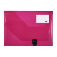 Meeco Large File Box With Clip Closure Pink – ZQ627A-P1