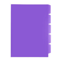 Meeco A4 5 Tab Secretarial Folder Violet – HE505-V1