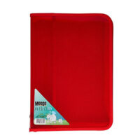 Meeco A4 Zip File Case Red – ZQ628-R1