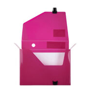 Meeco Medium File Box With Clip Closure Pink – ZQ626A-P1