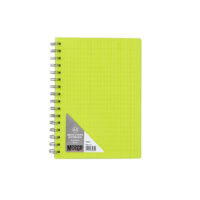Meeco A5 Notebook With Stripe Pattern Neon Yellow – NNB01-A5-Y1