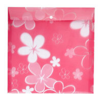 Meeco Scrapbooking Carry Folder With Flower Pattern Pink – PT2222A-P1