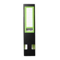 Meeco Lever Arch File 75mm PP Foam Black / Green – LAF75-EXEC-G1