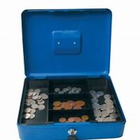 Treeline Cash Box 8 Inch (200mm) Blue – 62-0800-02