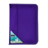 Meeco A4 Zip File Case Violet – ZQ628-V1