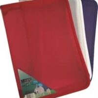 Meeco A4 Zip File Case Red – ZQ628-R1
